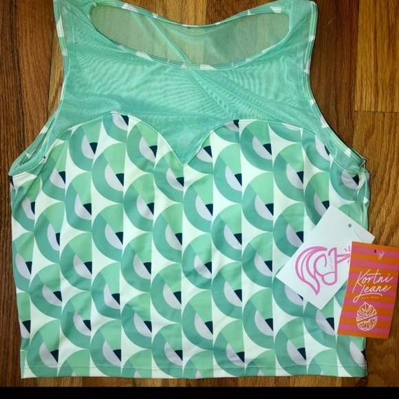 Kortni Jeane Other - Kortni Jeane netted sweetheart top NWT